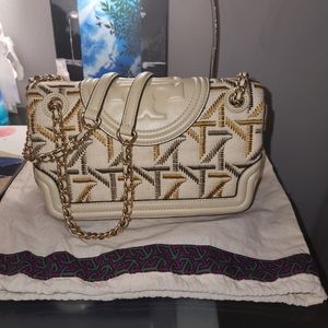 Tory Fleming Soft Embroided Canvas